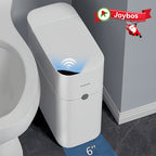 Papelera Inteligente con Tapa para Baño, Blanca, Productos de Almacenamiento para el Hogar, Recomendada para Cocina, Baño y Dormitorio