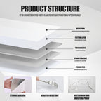 Panel de pared autoadhesivo 100 piezas | Cocina baño salón y renovación DIY