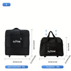 Bolsas de Viaje Extensibles de 4 Tamaños (50/70/100/150L): 3 Capas Ajustables, Ruedas con Rodillo, Plegables para Fácil Almacenamiento. Equilibran Flexibilidad y Portabilidad para Cualquier Viaje