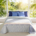 Colcha Reversible de Verano Bouti, Edredón de Microfibra Estampado, Ligera y Transpirable para Todas las Estaciones, Manta Fina para Primavera y Verano (Sin Fundas de Almohada)