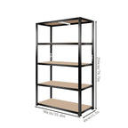 Estantería de almacenamiento para orden en hogar, baño y cocina | 5 niveles y metal y ajustable