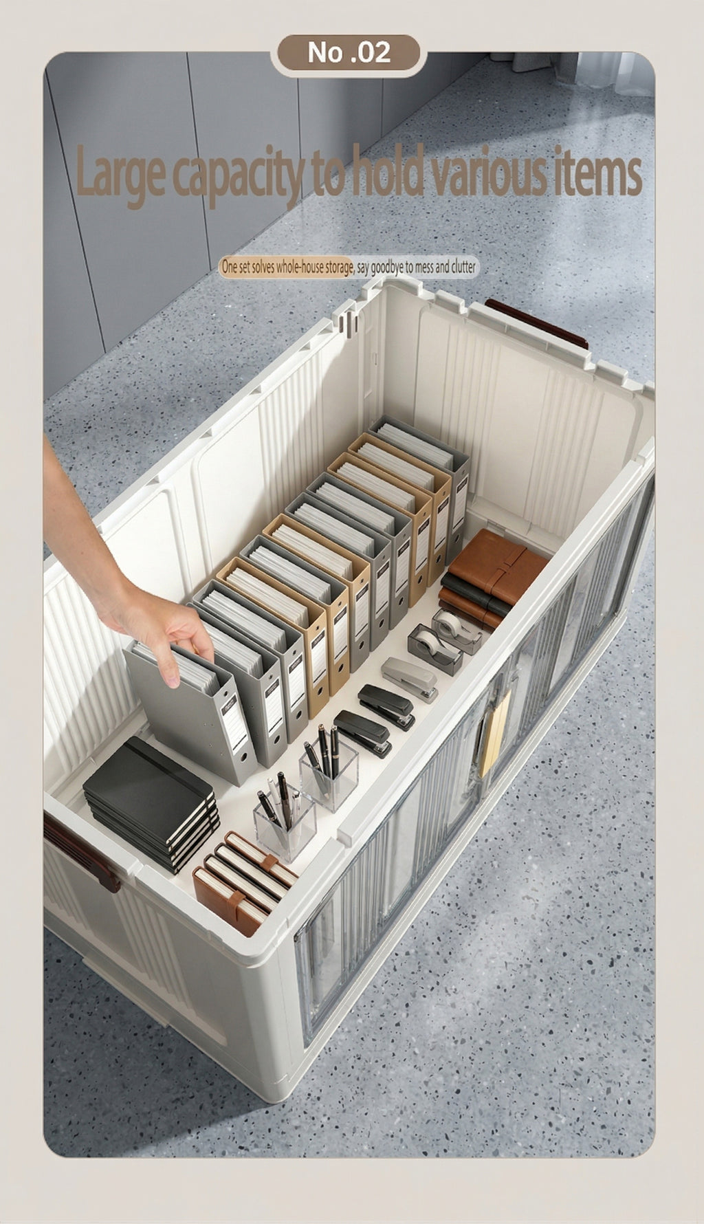 Armario plegable de almacenamiento con ruedas 88 cm plegable | Oficina, cocina y dormitorio