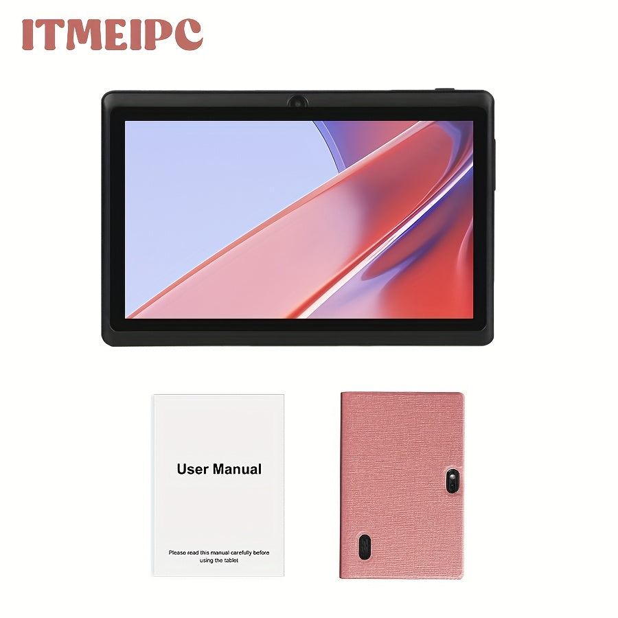 Tablet | ITMEIPC Tablet Android 14 de 7 pulgadas - 4GB (2+2 Expandible) RAM + 32GB ROM, Procesador Quad-Core Cortex-A53, Batería de 3500mAh, WiFi