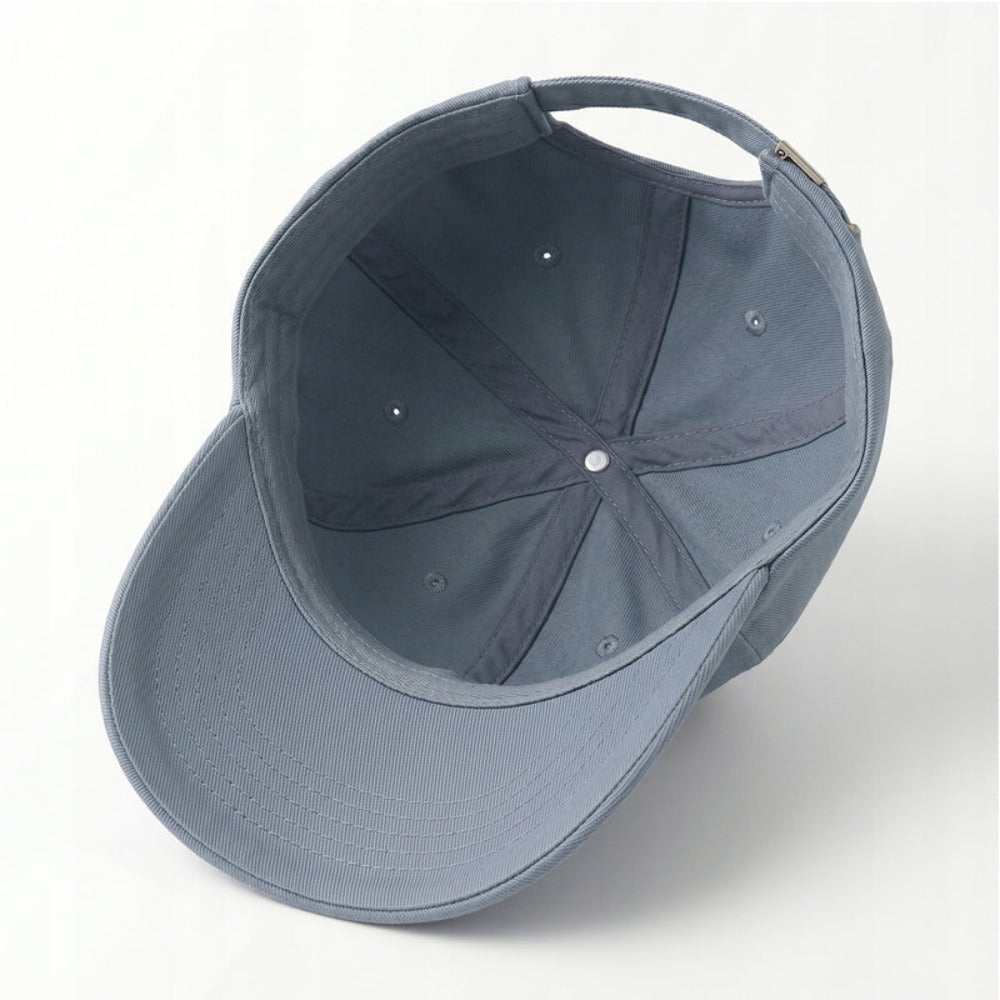 Gorra de béisbol unisex ajustable azul claro con visera perfilada que protege los ojos y la cara del sol, gorra de béisbol para hombre, gorra de béisbol para mujer, gorra de béisbol para hombre, accesorio cómodo para la cabeza para uso diario y actividade