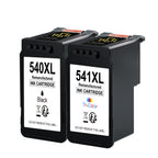 Cartucho de tinta | Cartuchos PG 540 XL CL-541XL 540xl 541xl (Paquete de 2) Reemplazo para Cartuchos de Impresora Canon 540 541 PG540 CL541 para