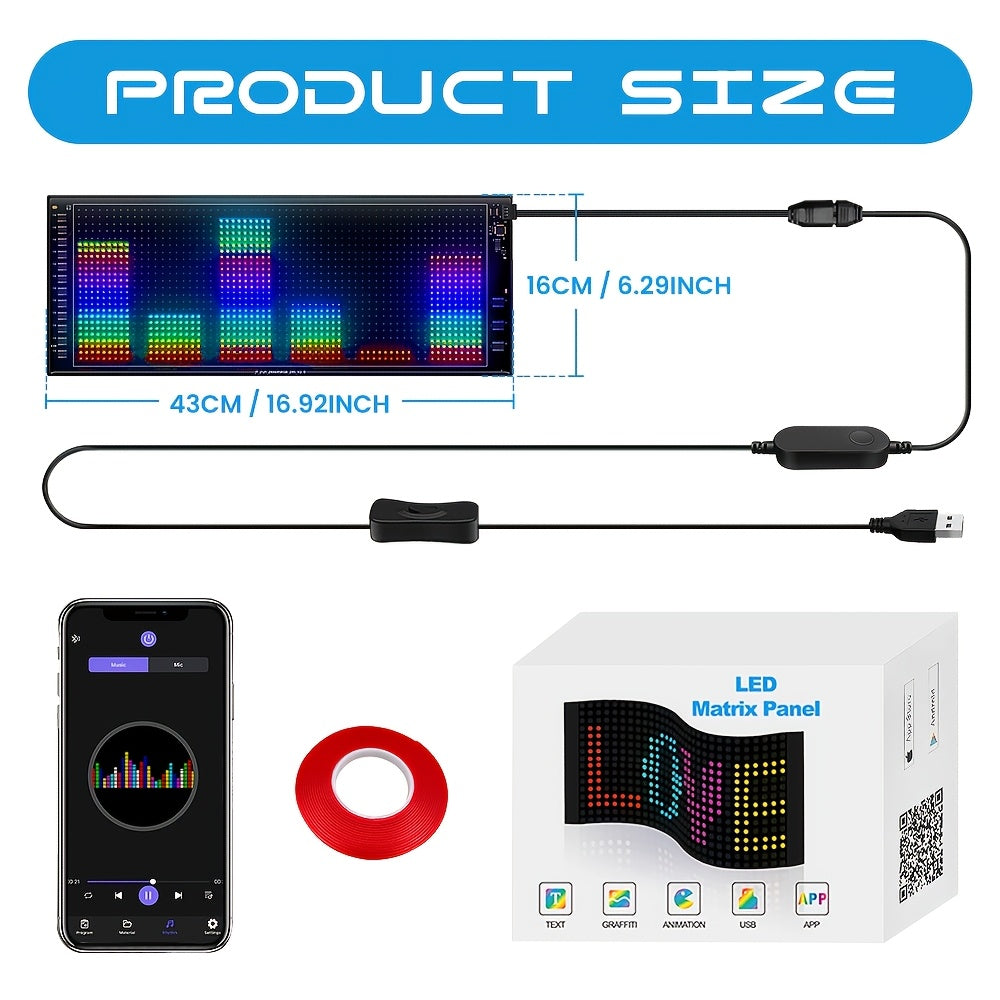 Pantalla LED programable por aplicación | Tienda, evento y señalización