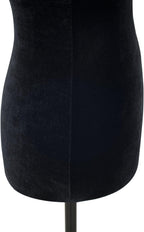 Maniquí de Costura Femenino Ropa Maniquí de Costura Ajustable a 130-168 cm con Trípode de Madera para Fotografía de Moda Exposición de Prendas Negro