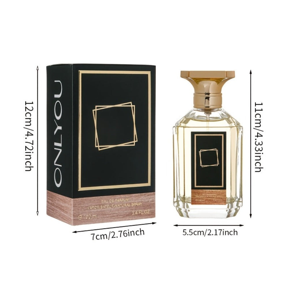 Perfume de Larga Duración para Mujer - 100ml Fragancia Gourmand Ideal para Uso Diario y Citas, Aroma Suave con Notas de Salida/Corazón/Fondo, Regalo Perfecto para Ella, Sin Spray (-Mejorado)