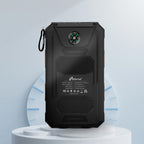 Batería Externa Solar Portátil de 20000Mah, Cargador Solar Portátil para Teléfonos Móviles, Cargador de Batería Externa para Camping para Teléfonos Móviles, 2 USB/ Linternas LED con Brújula para Actividades al Aire Libre