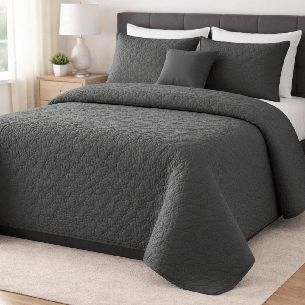 Colcha Bouti Verano Estampada Reversible – Microfibra Suave y Duradera, Antiárrugas, Secado Rápido, Ligera para Cama Individual 90 y Doble – Sin Fundas de Almohada