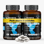 Pack 2x Magnesio Complex 4 en 1 - Con Citrato, Bisglicinato, Malato y Taurato – Sevens Nutrition