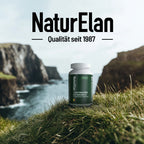 Cápsulas de cultivos probióticos complejos, 23 cepas bacterianas con complejo B activo y fibra de acacia, resistentes al ácido estomacal, veganas, 20,5 mil millones de UFC/dosis diaria, fabricadas en Alemania, 60 cápsulas, Naturelan