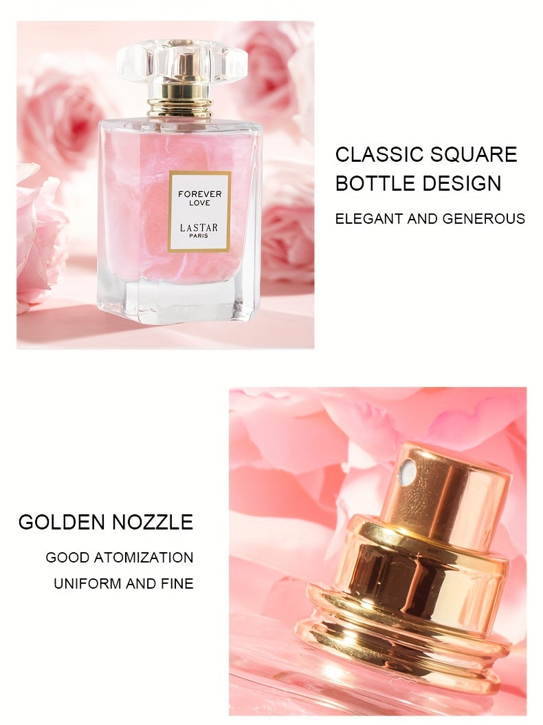 Agua de Fragancia para Mujeres Rose Garden, Combinación de Rosas y Jazmín, con Base Delicada de Cedro y Vainilla, Exuda un Encanto Femenino, Fragancia Duradera, Colonia para Mujeres, Regalo Romántico para Fiestas (Día de San Valentín, Navidad), 55ml/110ml