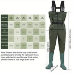 Pantalones de Pesca para Hombre, Material de PVC para Mujer, Neoprenes para Pescar, Granjas, Trabajos de Construcción