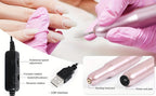 Set de estudio de uñas con máquina y lámpara - El set incluye polvo acrílico, corrector de imperfecciones, accesorios para arte de uñas, diseño de gel - Set completo para hogar y salón