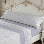 Juego de ropa de cama (Sábana ajustable, Cubrecama, Funda de almohada) | Juego de sábanas estampadas de 3 piezas | Primavera/Verano | Múltiples estilos | Tejido suave | 180cm - Múltiples tamaños disponibles
