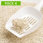 PACK 4 Arena para Gatos AGROMERANTE Arena de Tofu BPS para Gatos sin Polvo Fácil de Aglomerar Controla los Olores se Lanza en el Inodoro 4Pcs aglomera 6L
