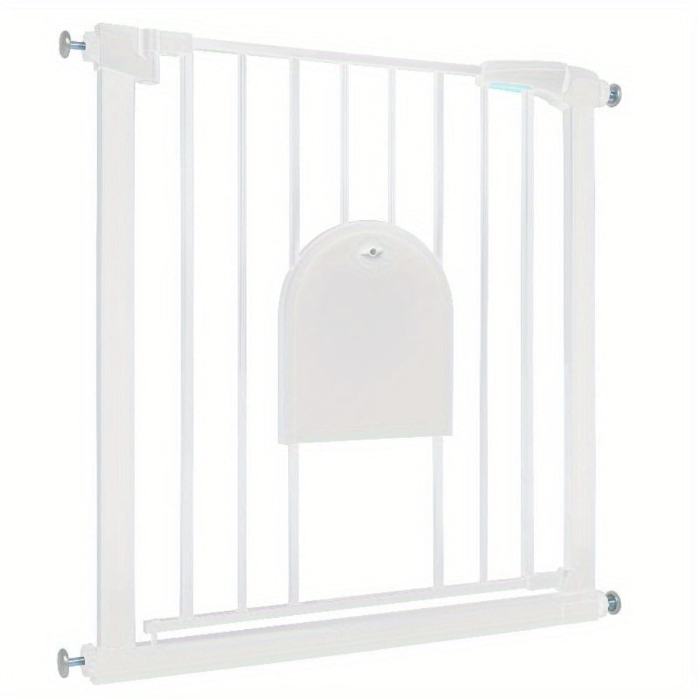 Puerta de seguridad para escaleras y puerta para animales, puerta de seguridad N Stop sin taladrar con rejilla de metal