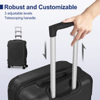 Maletas de Viaje 2 Piezas con Ruedas Giratorias, Ligero y Aprobado para Aerolíneas, Carcasa Dura ABS, Tamaño 12"+20", Set de Equipaje de Mano