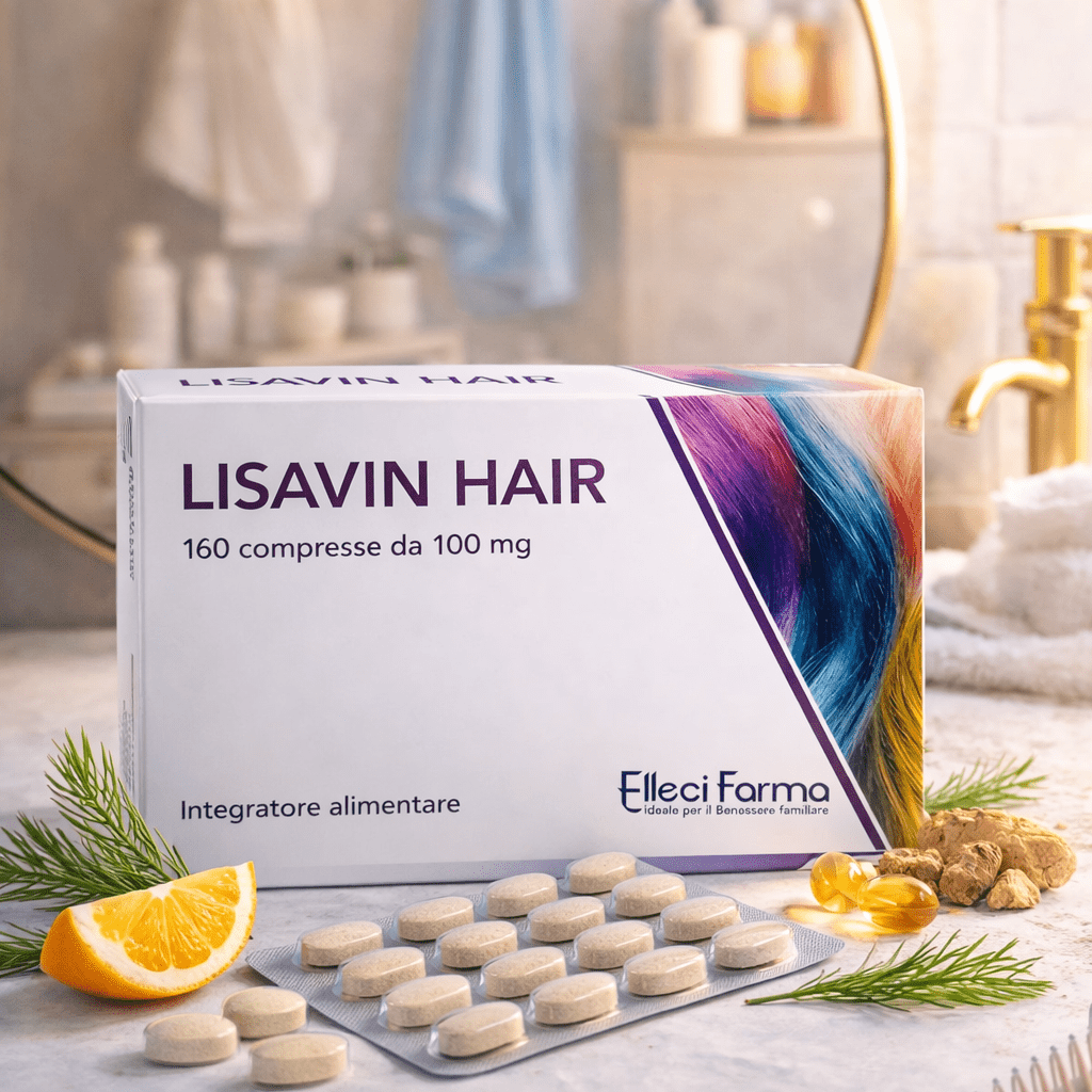 Lisavin Hair - Suplemento Alimenticio con Queratina, Biotina, Zinc y Cola de Caballo - 160 Micro Tabletas