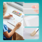 Set de 3 lienzos para pintar de 24X30 CM, panel para pintar de 280 Gsm Artmaker, superficie de pintura envernizada para acrílico, óleo, acuarela, gouache, 3 MM de grosor, superficie blanca lisa para artistas y aficionados, lienzos profesionales listos par