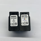 Paquete de 2 cartuchos de tinta de repuesto PG-540XL CL-541XL para Canon PIXMA TS5150 TS5151 MG3650 MG3650S MG3600, también se adapta a las impresoras MG4250 MG3350 MX475 MX530 - Negro y color