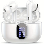 Auriculares Bluetooth | Audífonos Inalámbricos, Auriculares Inalámbricos 5.3 con Sonido Estéreo de Graves, Micrófono con Cancelación de Ruido y