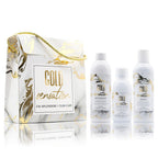 HOME PRO – Kit Profesional de Spray Desodorante para Telas, Sensación Dorada – Fragancia de Ámbar, Caramelo y Almizcle – Eliminador de Olores de Larga Duración, Aroma de Lujo – 3x150 ml – Hecho en Italia