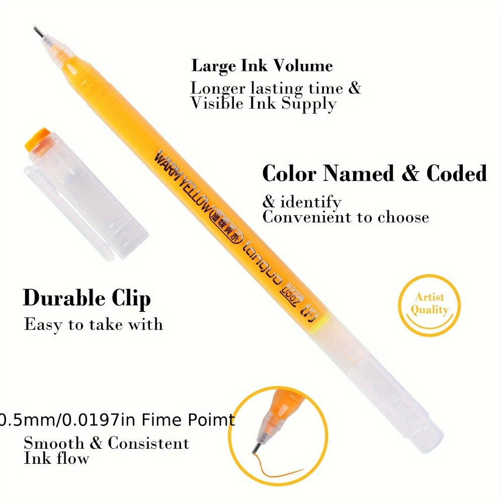 Bolígrafos y rotuladores | Set de Bolígrafos de Escritura a Mano de 168 COLORES con Colores Intensos, Ideal para Cuadernos, Pintura, para Tomar
