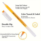Bolígrafos y rotuladores | Set de Bolígrafos de Escritura a Mano de 168 COLORES con Colores Intensos, Ideal para Cuadernos, Pintura, para Tomar