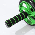 Casual doble fitness rueda abdominal rueda abdominal rodillo abdominal gimnasio en casa rojo unisex modelo diámetro 14 CM ejercicio en casa herramienta de fitness,Cabello mixto verde azulado