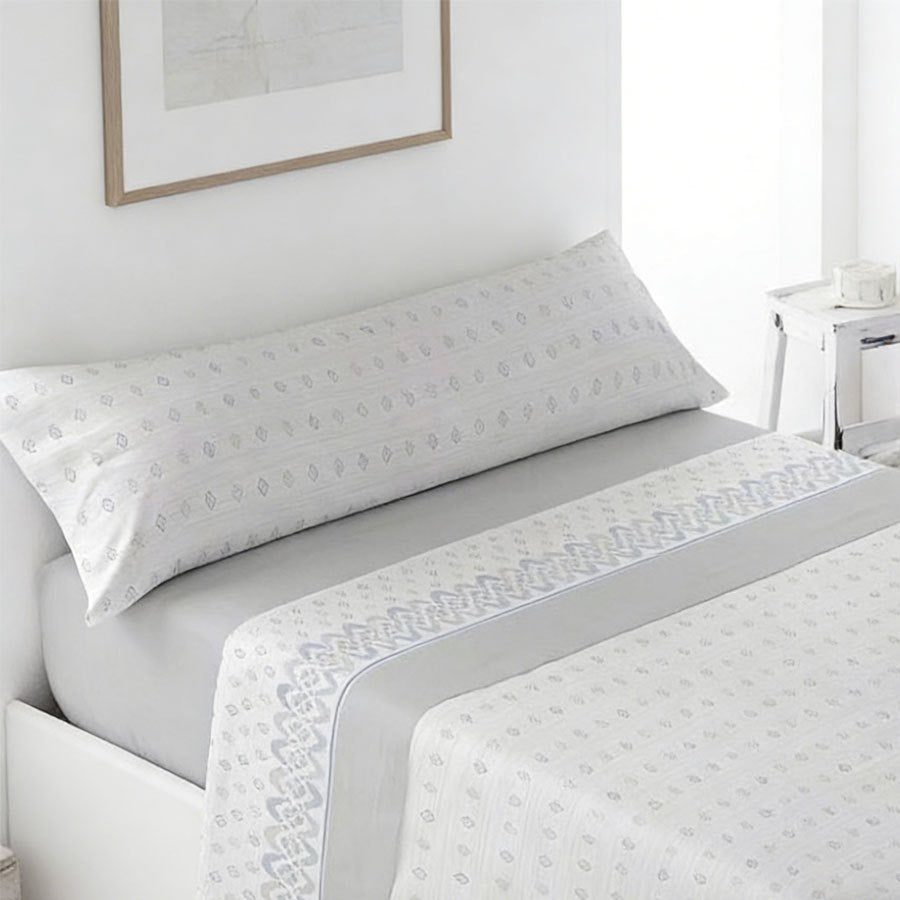 Juego de ropa de cama (Sábana ajustable, Cubrecama, Funda de almohada) | Juego de sábanas estampadas de 3 piezas | Primavera/Verano | Múltiples estilos | Tejido suave | 180cm - Múltiples tamaños disponibles