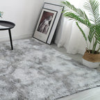 1pc alfombra de felpa suave, alfombra antideslizante, alfombra para cabecera, tapete tie dye para sala, decoración del hogar, colchoneta para mascotas, alfombra para dormitorio o sala, ideal para decoración navideña y Halloween