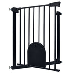 Puerta de seguridad para escaleras y puerta para animales, puerta de seguridad N Stop sin taladrar con rejilla de metal