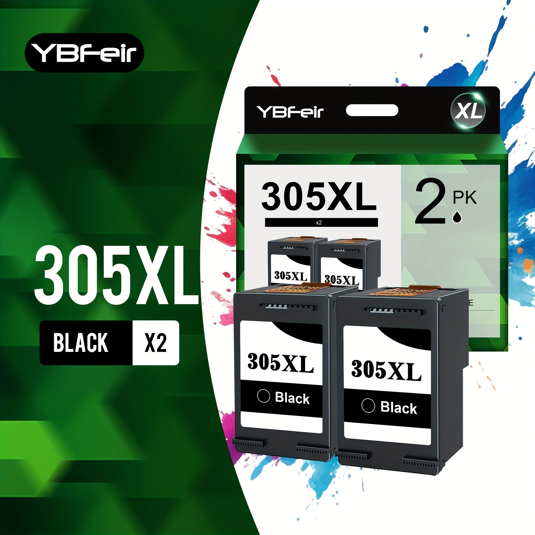 Cartucho de tinta | Cartuchos de tinta 305XL 305 XL Compatibles con HP, para HP Deskjet 2700 2710 2720 Deskjet Plus 4110 4120 Envy 6010 6020 6032