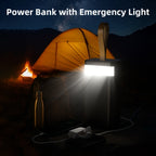 Batería Externa de 100000Mah | Ultra Alta Capacidad y Carga Segura | Pantalla LED y Correa de Cuero | Carga Rápida Multi-Dispositivo | Protección contra Sobrecalentamiento y Sobrecarga | para Android y iOS | Batería de Respaldo de Energía de Emergencia pa