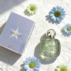 Perfume Angelo Mujer - Eau de Parfum | Duración Extrema | Huele a Azúcar, Elegancia y Luz 【Fragancia de Ensueño】 Notas de Praliné, Vainilla y Pachulí | Esencia Fresca y Alegre para Mujer | ¡Regalo Perfecto!