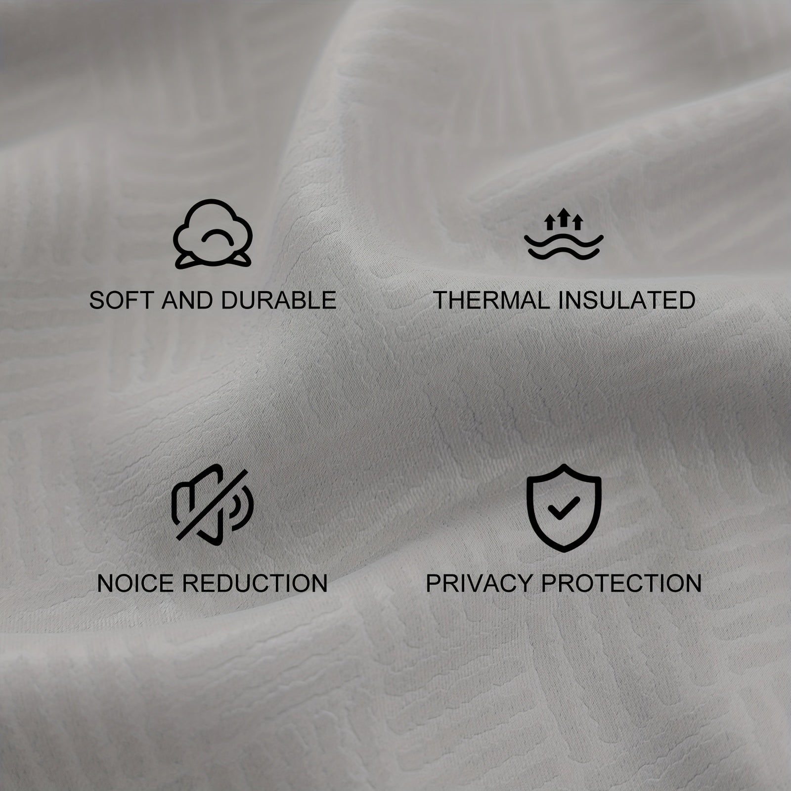 Cortinas opacas YSTYLE 2, método de colgante perforado, protección solar, protección de la privacidad, aislamiento térmico, reducción de ruido, adecuadas para diversas decoraciones de interiores como dormitorios, salas de estar y restaurantes