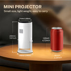 Proyector | Proyector Mini de Cine en Casa 2026, Sistema Android 11.0, Proyector 4K con WIFI 6 y BT 5.2, Decodificación 4K, Resolución Nativa