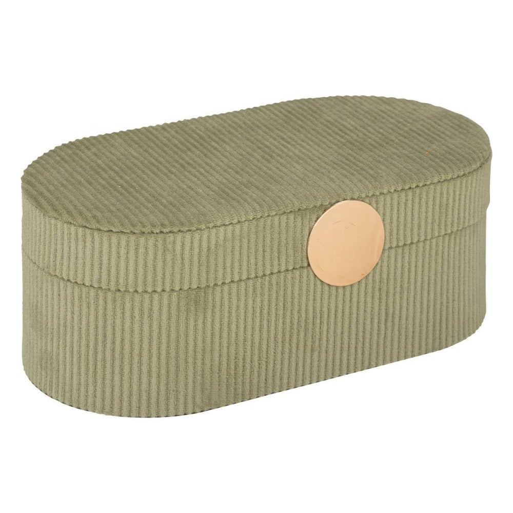 Joyero - Papel - Verde - 25-5x10 cm