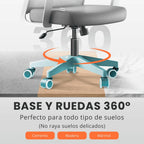 RELAXTY Silla de Oficina Ergonómica – Ajustable y Reclinable con Reposacabezas, Soporte Lumbar, Malla Transpirable y Ruedas 360° | Soporta Hasta 100 kg