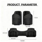 Alfombrillas Antideslizantes para Coche Alfombrillas Delanteras Set de 4 Alfombrillas Universales para Coche, Material PVC Duradero, Diseño Antideslizante y de Alta Gravedad, Instalación Fácil y Protección Completa para el Interior del Vehículo, Fácil de