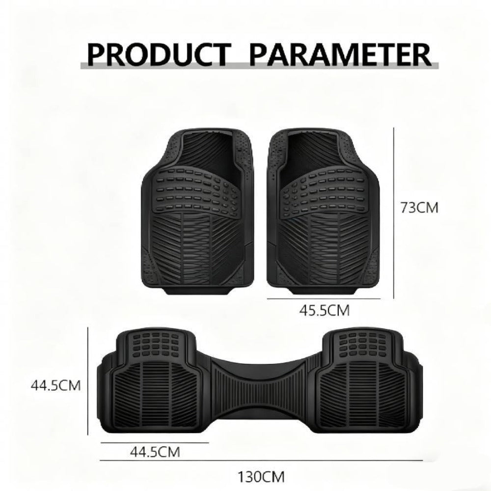 Alfombrillas Antideslizantes para Coche Alfombrillas Delanteras Set de 4 Alfombrillas Universales para Coche, Material PVC Duradero, Diseño Antideslizante y de Alta Gravedad, Instalación Fácil y Protección Completa para el Interior del Vehículo, Fácil de