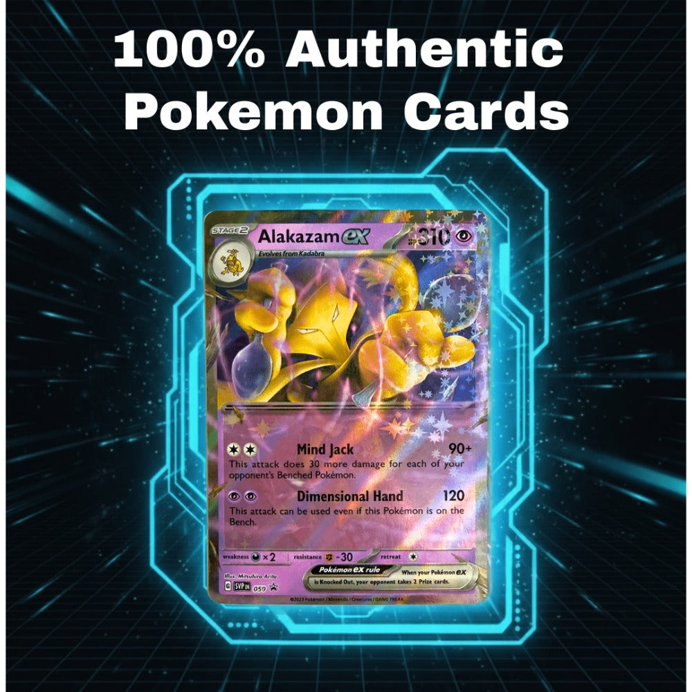 Cartas Pokémon: Paquete ULTRA +100 Cartas, Incluye 1 EX ULTRA RARA Brillante en Inglés - Conjunto Pokémon