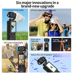 Cámara digital para fotografía y vídeo | 4.83 cm y 2000 mAh