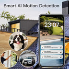 Cámara PTZ de baja potencia para exteriores de 3MP: Batería recargable de 5200Mah, detección humana, audio bidireccional (semiduplex), IP65, movimiento PTZ horizontal y vertical, visión nocturna a todo color, fuente de alimentación de panel solar (Kit GO2