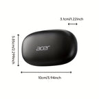 Auriculares Bluetooth Acer con gancho deportivo, sonido HiFi y baja latencia