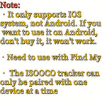 Localizadores inteligentes | 4 Piezas de Rastreador GPS Inteligente (Solo Compatible con iOS, No Android), Localizador Global, Dispositivo
