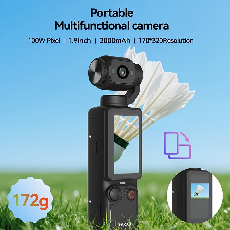 Cámara digital para fotografía y vídeo | 4.83 cm y 2000 mAh