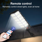Luz solar exterior con sensor 4 piezas | Jardín patio garaje y seguridad